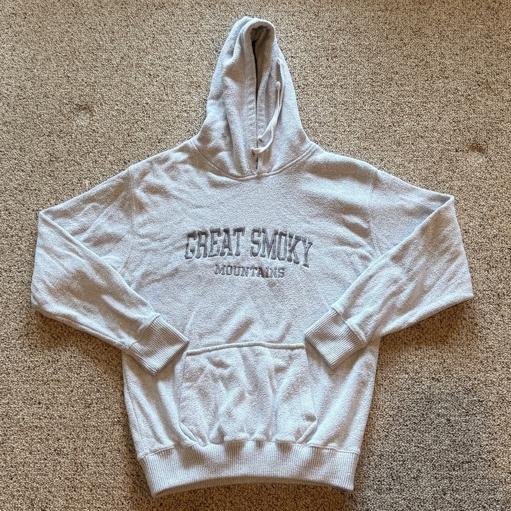 Grey Great Smoky Mountains hoodie
